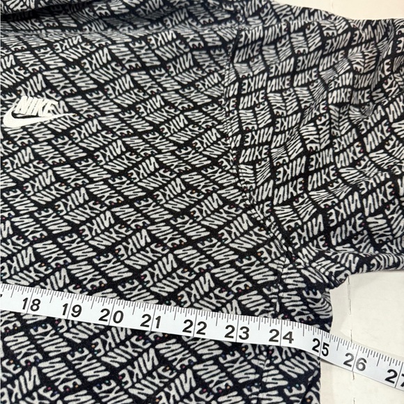 Nike NSW Sports Essentials AOP Fleece Hoodie Black  Men’s Large - Picture 9 of 9